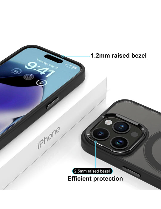 Kryt Iron Eye Magnet Apple iPhone 15, bílá