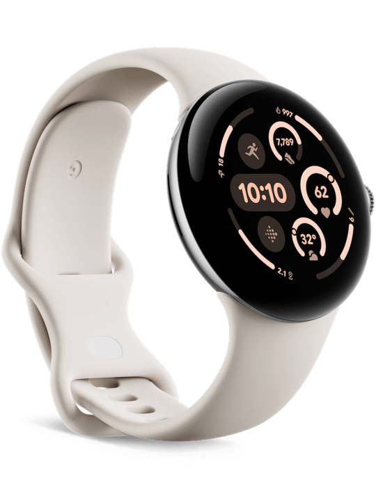 Hodinky Google Pixel Watch3 45mm, Porcelain