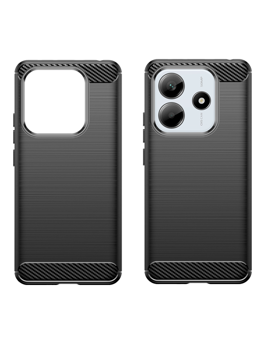 Kryt Carbon Xiaomi Redmi Note 14 5G, černá