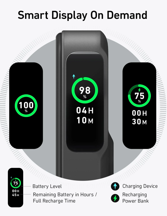 Bezdrátová powerbanka Anker MagGo 10000mAh, 27W, černá