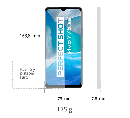vivo Y76 5G 128GB, černá