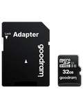 Paměťová karta microSD 32 GB, adapter SD, černá