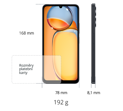 Xiaomi Redmi 13C 5G 128GB, modrá