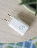 O2 nabíječka 65W USB-C, bílá