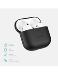 Pouzdro kožené pro AirPods 4/4 s ANC, černá