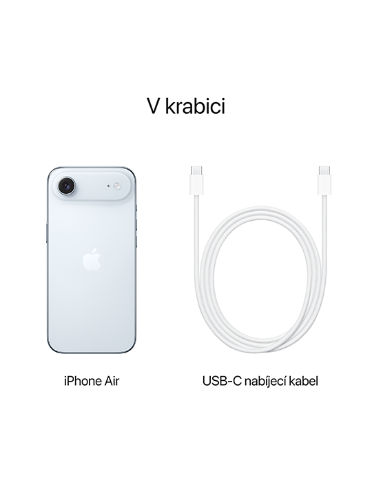 iPhone Air 5G 256GB, blankytně modrá