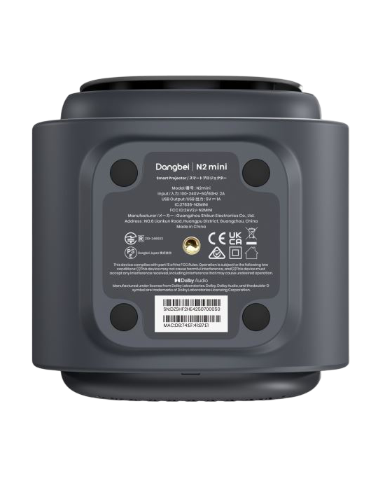 Projektor Dangbei N2 Mini 1080p, černá