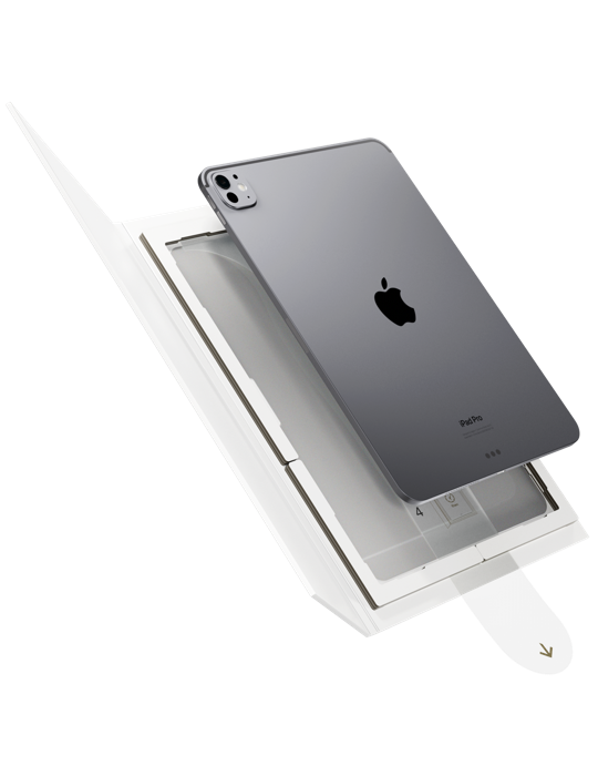 Epico ochranné sklo Paper Texture pro iPad Air 13” (M2-M4) s aplikátorem proti prachu, čirá