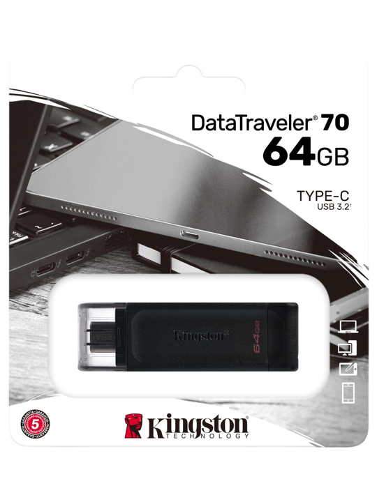 Flash disk Kingston 64GB, černá