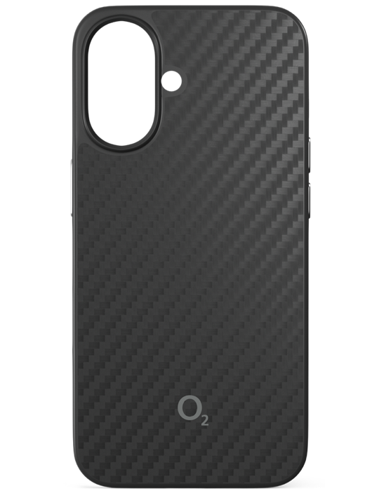 Kryt O2 Aramid iPhone 16 Plus, černá
