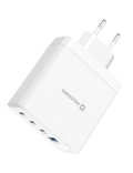 Nabíječka Swissten GaN USB-C 100W bílá, bílá