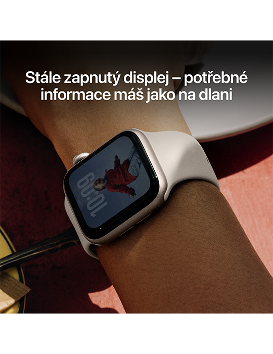 Apple Watch SE 3 GPS 40mm, Hliník temně ink./námořn. mod. sport S/M