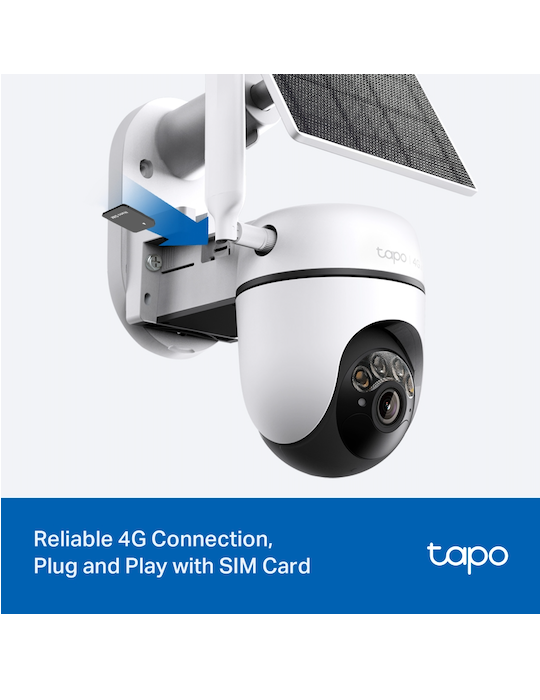 Kamera TP-Link Tapo C615G KIT se solárním panelem, bílá