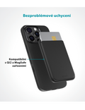 Peněženka Epico Mag+ Leather Wallet, černá