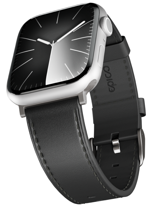 Řemínek Apple Watch Leather 38/40/41/42 mm, černá
