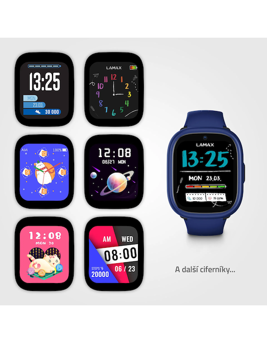 Hodinky Lamax WatchY4 Plus, černá