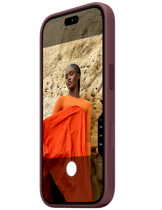 Apple Kryt z tkaniny TechWoven s MagSafe na iPhone 18 Pro, burgundsky červená