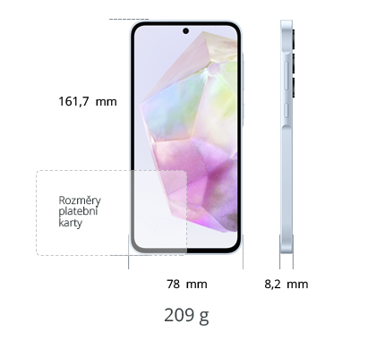 Samsung Galaxy A35 5G 128GB, fialová