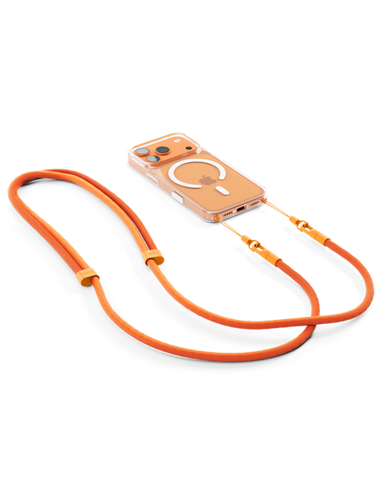 Spello Rope Crossbody Strap, oranžová