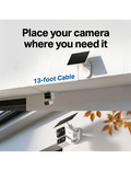 Sada solárně napájené bezpečnostní Wi-Fi kamery se dvěma objektivy a funkcí Pan/Tilt Tapo C645D KIT, bílá