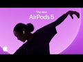 Sluchátka Apple AirPods 5 s bezdrátovým nabíjecím pouzdrem, bílá