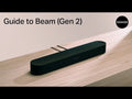 Soundbar Sonos Beam s multiroom, černá