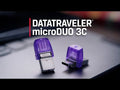 Flash disk Kingston DataTraveler microDuo 3C 128GB 200MB/s dual USB-A + USB-C, šedá